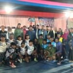 राज्य स्तरीय कबड्डी प्रतियोगिता के दूसरे दिन मुख्य अतिथियों का हुआ भव्य अभिनंदन