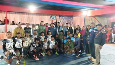 राज्य स्तरीय कबड्डी प्रतियोगिता के दूसरे दिन मुख्य अतिथियों का हुआ भव्य अभिनंदन