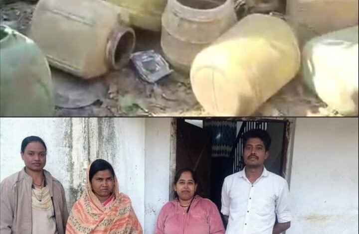 CG:– नए साल की शुरुआत में रतनपुर पुलिस का बड़ा एक्शन, 225 लीटर महुआ शराब जब्त, महिला कोचिया जेल भेजी गई